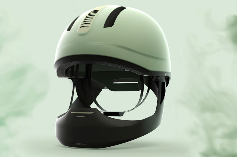 bike helmet air filter Air-Purifying Bike Helmets: The Airban Purifiers the Air as it Passes  Through…