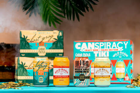 Tiki-Inspired  Alcohol Packs