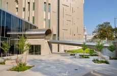 Glazed Rounded Art Buildings