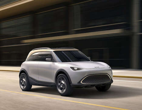 Sustainable Cityscape Electric Vehicles