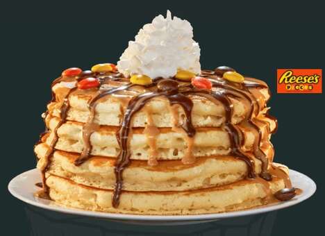 Peanut Candy Pancakes