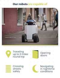 Emotive Short-Range Delivery Robots