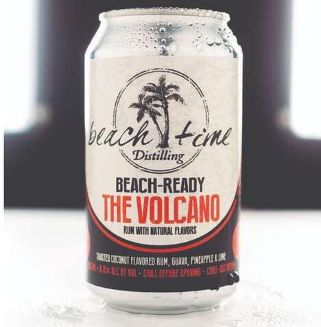 Fruity Volcanic Rum Cocktails