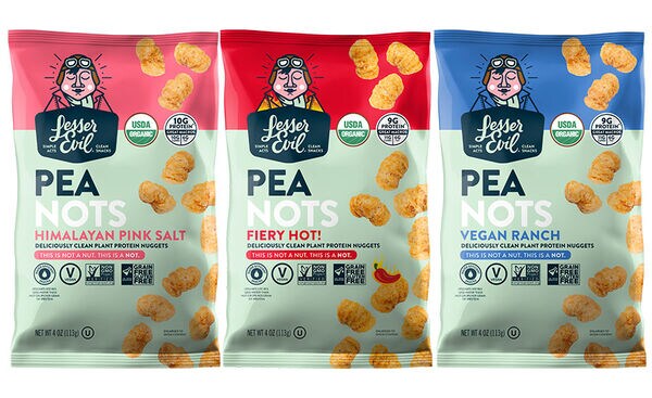 Easily Digestible Pea Snacks