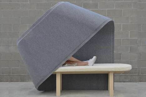 Semi-Enclosed Private Lounge Chairs