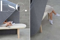 Semi-Enclosed Private Lounge Chairs Image 5