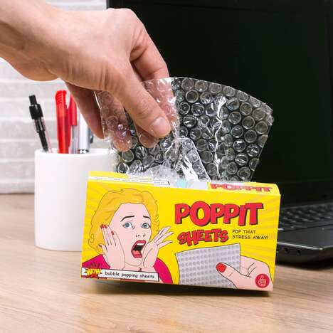 Stress-Reducing Bubble Wrap Dispensers