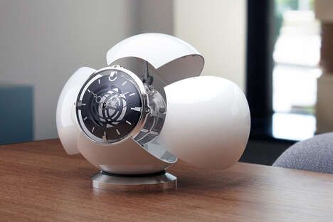 Opulent Alien-Inspired Orb Clocks