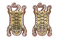 Vintage Tiger Motif Rugs