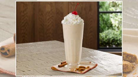 Autumnally Spiced QSR Milkshakes