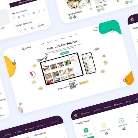 Insights-Focused Dining Menu Apps