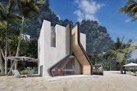 Abstract A-Frame Cabins Image 2