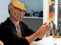 Cardboard Helmet Card Games Image 3