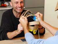 Cardboard Helmet Card Games Image 4