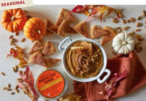 Pumpkin Spiced Hummus Dips