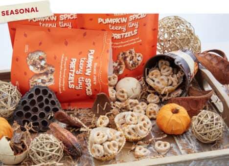 Mini Pumpkin-Spiced Pretzels