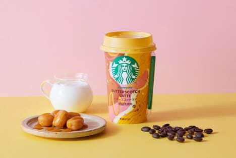 Ready-to-Drink Butterscotch Lattes