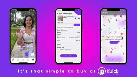 Short-Form Live Shopping Videos