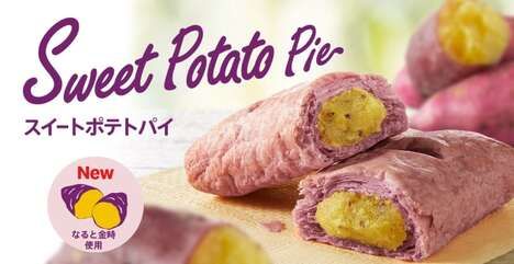 Purplish Sweet Potato Pies