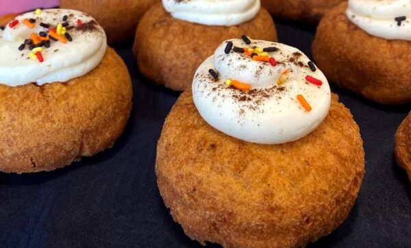 Pumpkin Spice Cake Doughnuts