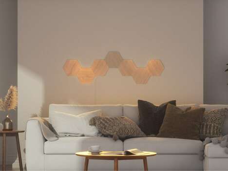 Wood-Like Smart Lighting Panels
