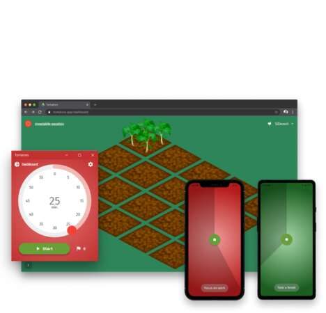 Gardening-Themed Productivity Trackers