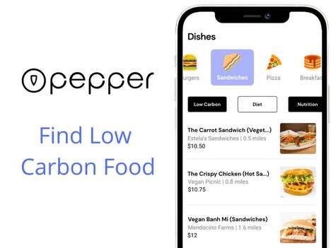 Low-Carbon Food-Finding Apps
