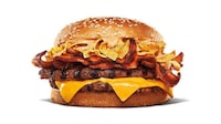 Tortilla Chip-Topped Burgers