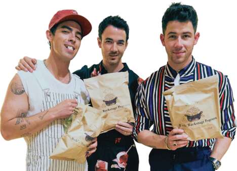 Boy Band Popcorn Snacks