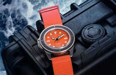 Limited-Edition Orange Diving Watches