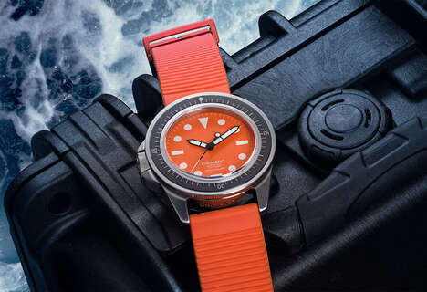 Limited-Edition Orange Diving Watches