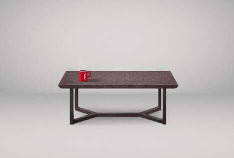 Coffee Ground-Made Coffee Tables