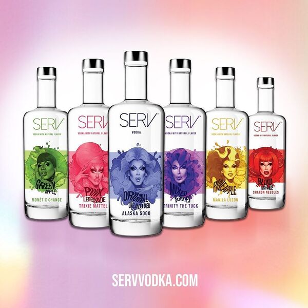 Drag Queen Vodka Bottles
