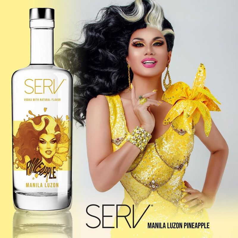 Drag Queen Vodka Bottles: These Flavorful SERV Vodka Bottles