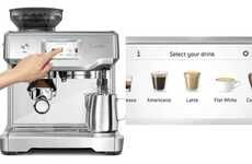Touchscreen Display Coffee Makers