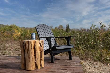 Beer-Branded Outdoor Workspaces