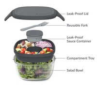 Leak-Proof Salad Containers Image 3
