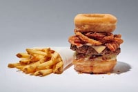 Spicy Doughnut Burgers Image 1