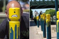Cartoonish City Bollards Image 1