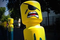 Cartoonish City Bollards Image 5