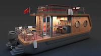 Modern Nordic Design Houseboats Image 3