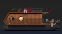 Modern Nordic Design Houseboats Image 5