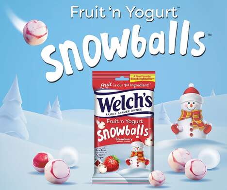 Wintry Yogurt Snacks