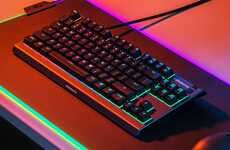 Water-Resistant Neon Keyboards