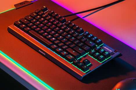 Water-Resistant Neon Keyboards