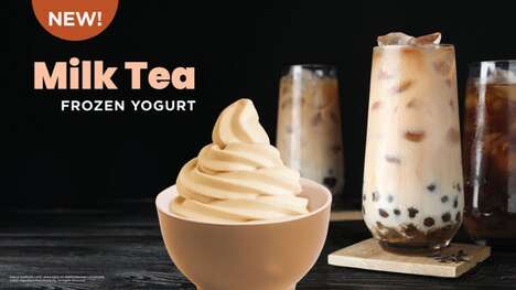 Bubble Tea-Inspired Frozen Yogurts