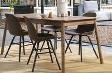 Sustainable Coffee-Textured Dining Chairs