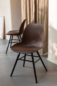 Sustainable Coffee-Textured Dining Chairs Image 2
