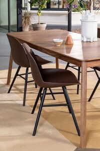 Sustainable Coffee-Textured Dining Chairs Image 3