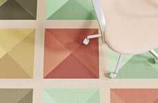 Geometric Pastel-Colored Carpets